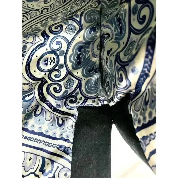 Tahari Dark Blue Sleeveless Sheath Dress Petite 10P - Picture 6 of 13